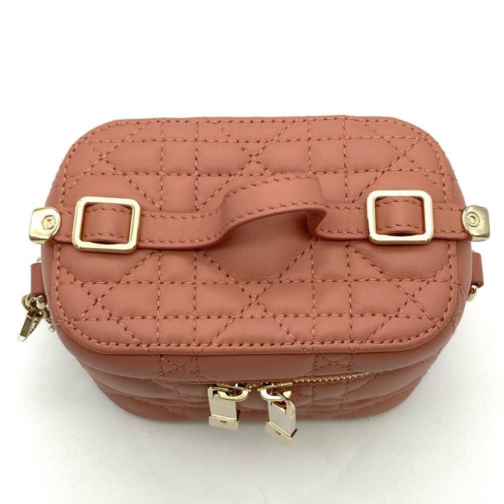 CHRISTIAN DIOR Pink Leather Shoulder Bag - Picture 4 of 8